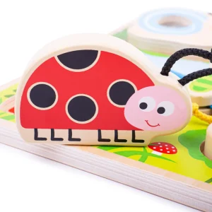 Discount Touch and Feel Puzzle (Insects) Wooden Puzzles And Activity Toys | Children's Wooden Puzzles