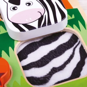 Best Touch and Feel (Safari) Activity Toys & Games | Children's Wooden Puzzles