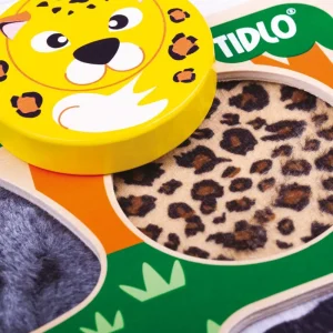 Best Touch and Feel (Safari) Activity Toys & Games | Children's Wooden Puzzles