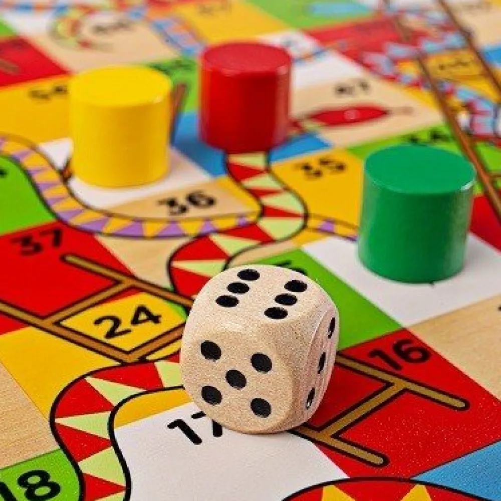 traditional_snakes_and_la_1.webp Fashion Traditional Snakes and Ladders Wooden Puzzles And Activity Toys | Traditional Wooden Games