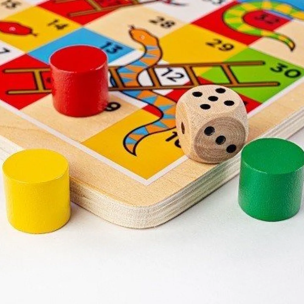 traditional_snakes_and_la_4.webp Fashion Traditional Snakes and Ladders Wooden Puzzles And Activity Toys | Traditional Wooden Games