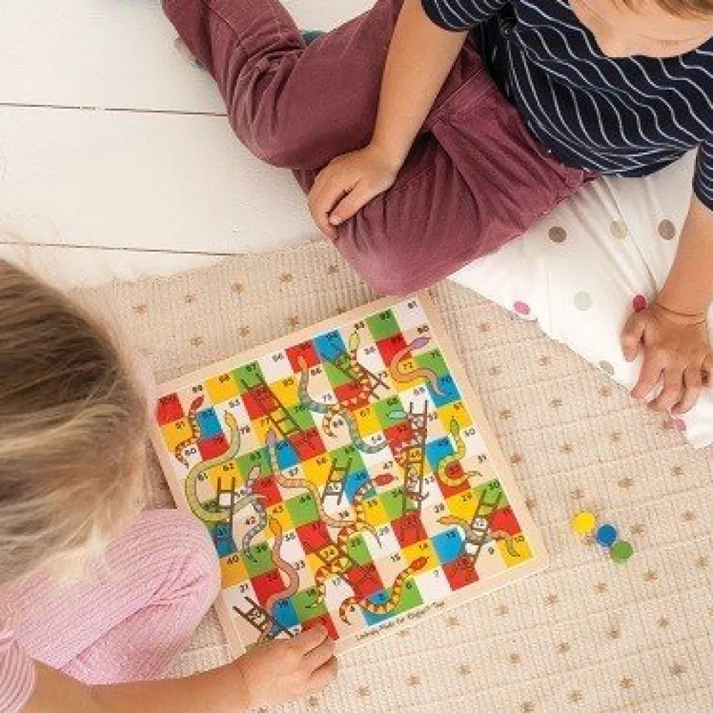 traditional_snakes_and_la_5.webp Fashion Traditional Snakes and Ladders Wooden Puzzles And Activity Toys | Traditional Wooden Games