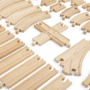 New Train Track Expansion Bundle (49 pieces) Gifts For 5 Yr Olds | Toys For 4 Year Olds