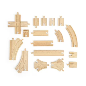 New Train Track Expansion Bundle (49 pieces) Gifts For 5 Yr Olds | Toys For 4 Year Olds