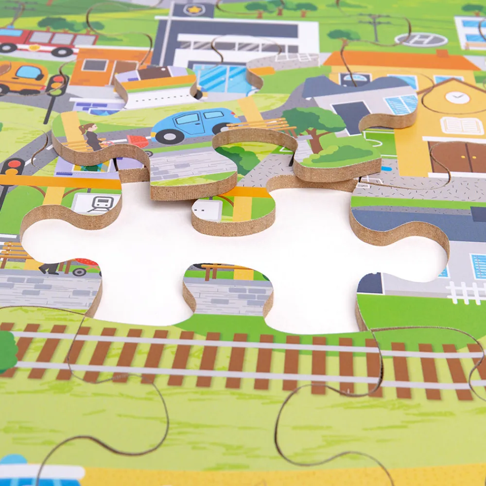 transport_town_floor_puzz_2.webp Fashion Transport Town Floor Puzzle Wooden Puzzles And Activity Toys | Children's Wooden Puzzles