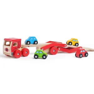 Outlet Transporter Lorry Wooden Push And Pull Along Toys | Wooden Toy Cars For Children