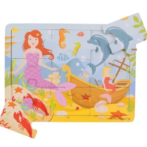 Sale Tray Puzzle (Mermaid) Wooden Puzzles And Activity Toys | Children's Wooden Puzzles