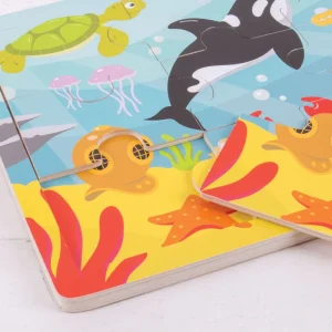 Clearance Tray Puzzle (Underwater) Wooden Puzzles And Activity Toys | Children's Wooden Puzzles