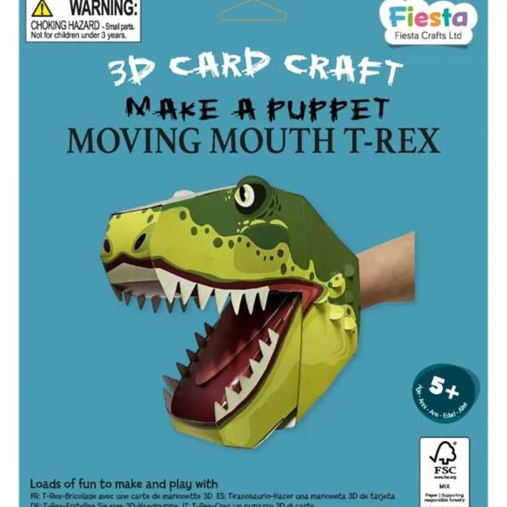 trex_craft_puppet_kit_0.webp Online T-Rex Craft Puppet Kit Puppet World