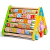 Fashion Triangular Activity Centre Wooden Puzzles And Activity Toys | Activity Toys & Games