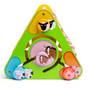 Fashion Triangular Activity Centre Wooden Puzzles And Activity Toys | Activity Toys & Games