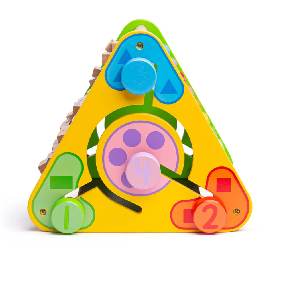 triangular_activity_centr_4.webp Fashion Triangular Activity Centre Wooden Puzzles And Activity Toys | Activity Toys & Games