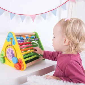 Fashion Triangular Activity Centre Wooden Puzzles And Activity Toys | Activity Toys & Games