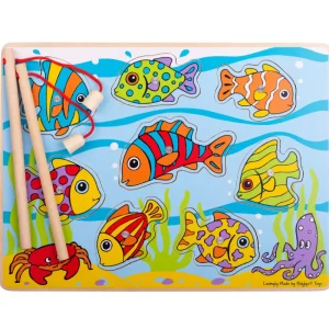 Best Tropical Magnetic Fishing Game Traditional Wooden Games