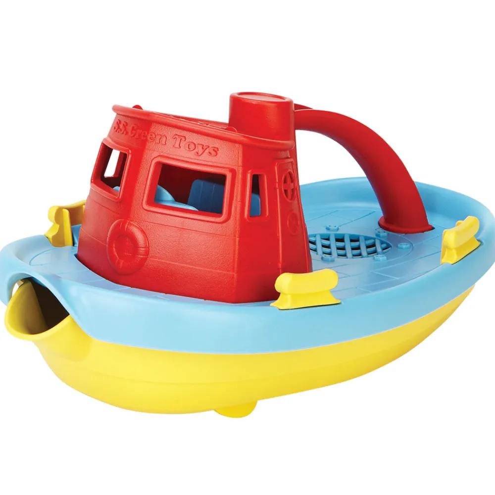 tugboat_red_0.webp Online Tugboat (Red) Bath Toys | Wooden Toy Cars For Children