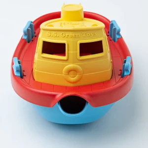Hot Tugboat (Yellow) Bath Toys | Wooden Toy Cars For Children