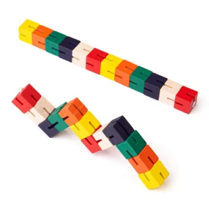 Online Twister Blocks (Pack of 4 – Multi-Colour) Wooden Puzzles And Activity Toys | Activity Toys & Games