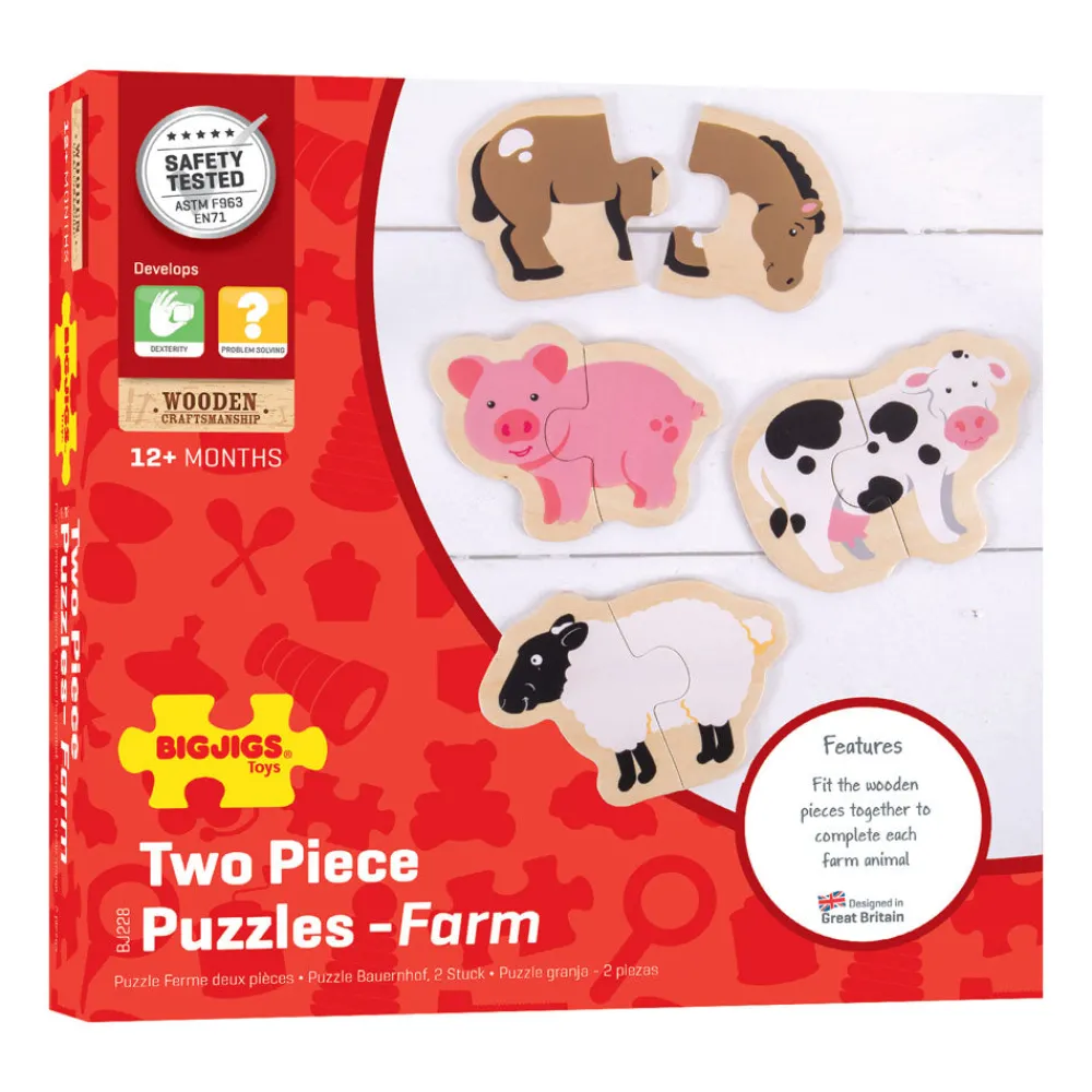 two_piece_puzzles_farm_2.webp New Two Piece Puzzles (Farm) Wooden Puzzles And Activity Toys | Children's Wooden Puzzles