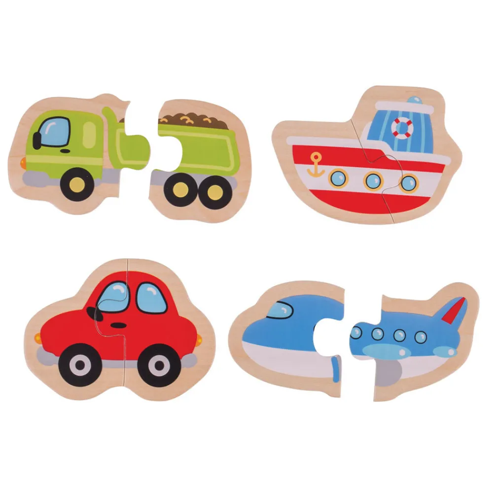 two_piece_puzzles_transpo_1.webp Fashion Two Piece Puzzles (Transport) Wooden Puzzles And Activity Toys | Children's Wooden Puzzles