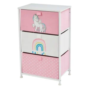 Best Unicorn 3 Drawer Kids Storage Chest Kids Kid’s Furniture