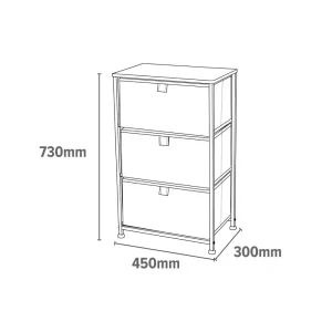 Best Unicorn 3 Drawer Kids Storage Chest Kids Kid’s Furniture