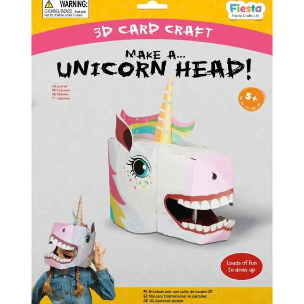 unicorn_d_mask_card_craft_0.webp Outlet Unicorn 3D Mask Card Craft Kit Kids Arts And Crafts Sets For Kids