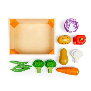 Best Vegetable Crate Wooden Toy Food Sets | Shopping Role Play