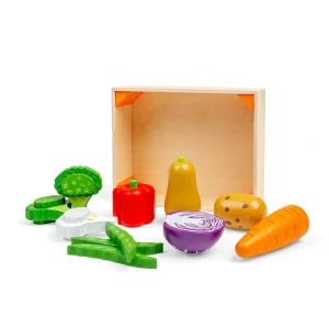 Best Vegetable Crate Wooden Toy Food Sets | Shopping Role Play