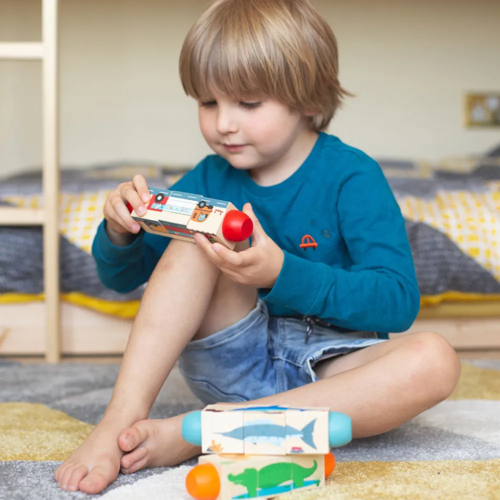 vehicle_twist_blocks_3.webp Discount Vehicle Twist Blocks Wooden Puzzles And Activity Toys | Activity Toys & Games