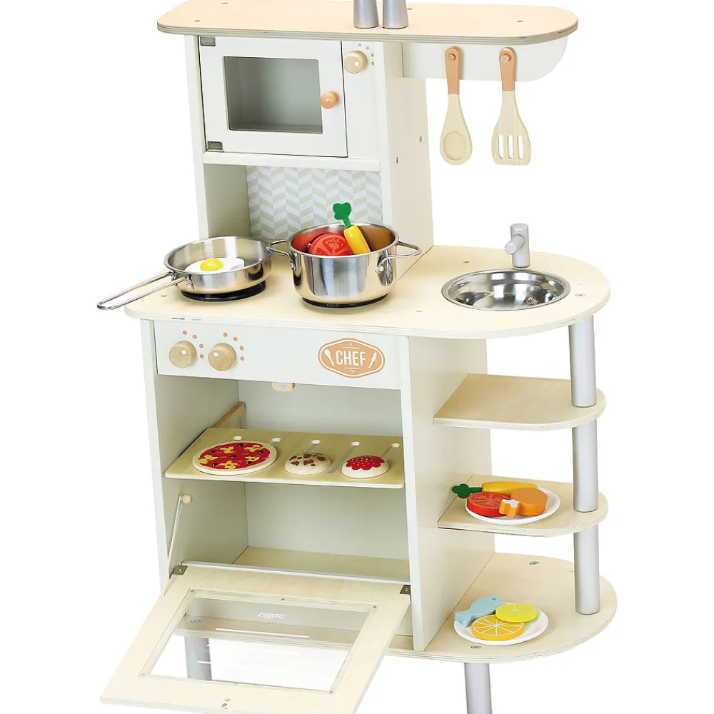 vilac__chef_kitchen_0.webp Sale Vilac – Chef kitchen Play Shop Cook And Share | Pretend Play Kitchens