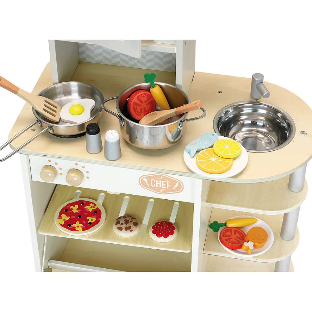 vilac__chef_kitchen_1.webp Sale Vilac – Chef kitchen Play Shop Cook And Share | Pretend Play Kitchens