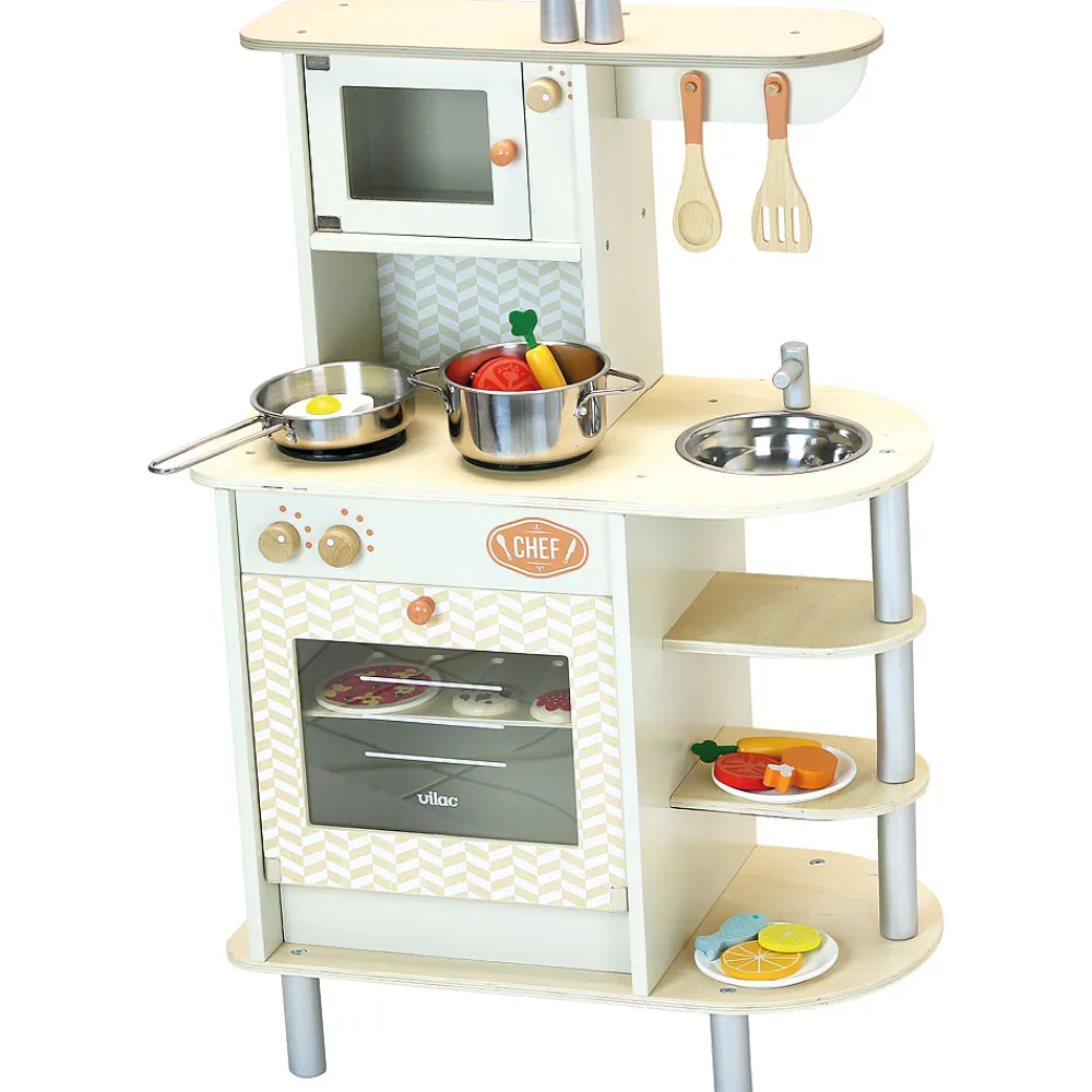 vilac__chef_kitchen_2.webp Sale Vilac – Chef kitchen Play Shop Cook And Share | Pretend Play Kitchens