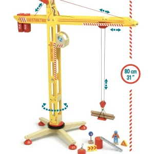 Outlet Vilac Large Crane Traditional Wooden Toys | Toys For 4 Year Olds