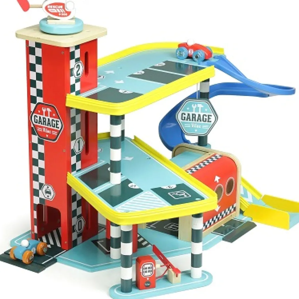 vilac_vilacity_grand_gara_3.webp Hot Vilac Vilacity Grand Garage Traditional Wooden Toys | Wooden Toy Cars For Children