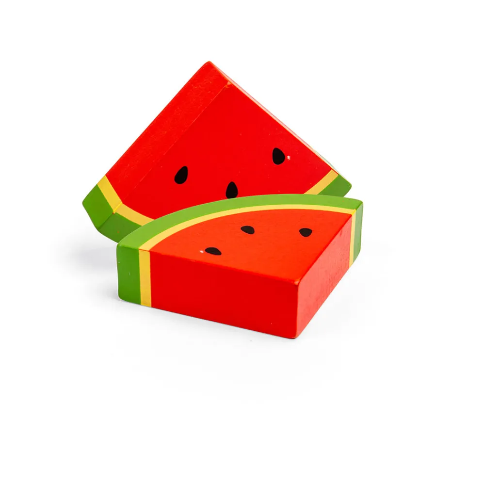 watermelon_pack_of__0.webp Discount Watermelon (Pack of 2) Play Shop Cook And Share | Wooden Toy Food Sets