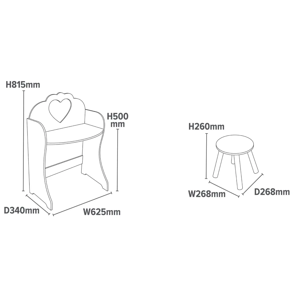 white_wooden_dressing_tab_5.webp Outlet White Wooden Dressing Table and Stool Kids Kid’s Furniture