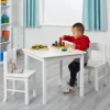 New White Wooden Table and Chair Set Kids Kid’s Furniture