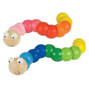 Best Wiggly Worm (Pack of 2) Wooden Farm Sets & Animal Toys