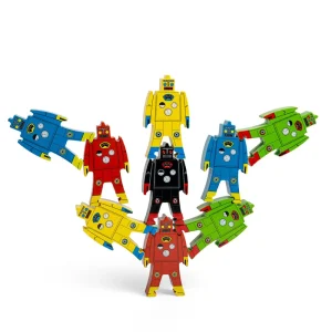 Discount Wood Stacking Robots Montessori Toys | Activity Toys & Games
