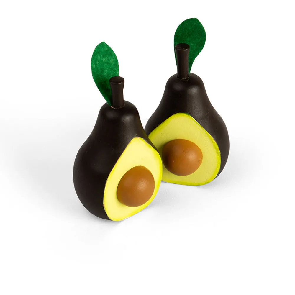 wooden_avocados__pack_0.webp Discount Wooden Avocados (2 Pack) Play Shop Cook And Share | Wooden Toy Food Sets