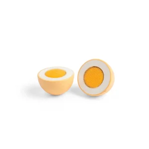 Clearance Wooden Hard Boiled Egg (2 Pack) Play Shop Cook And Share | Wooden Toy Food Sets
