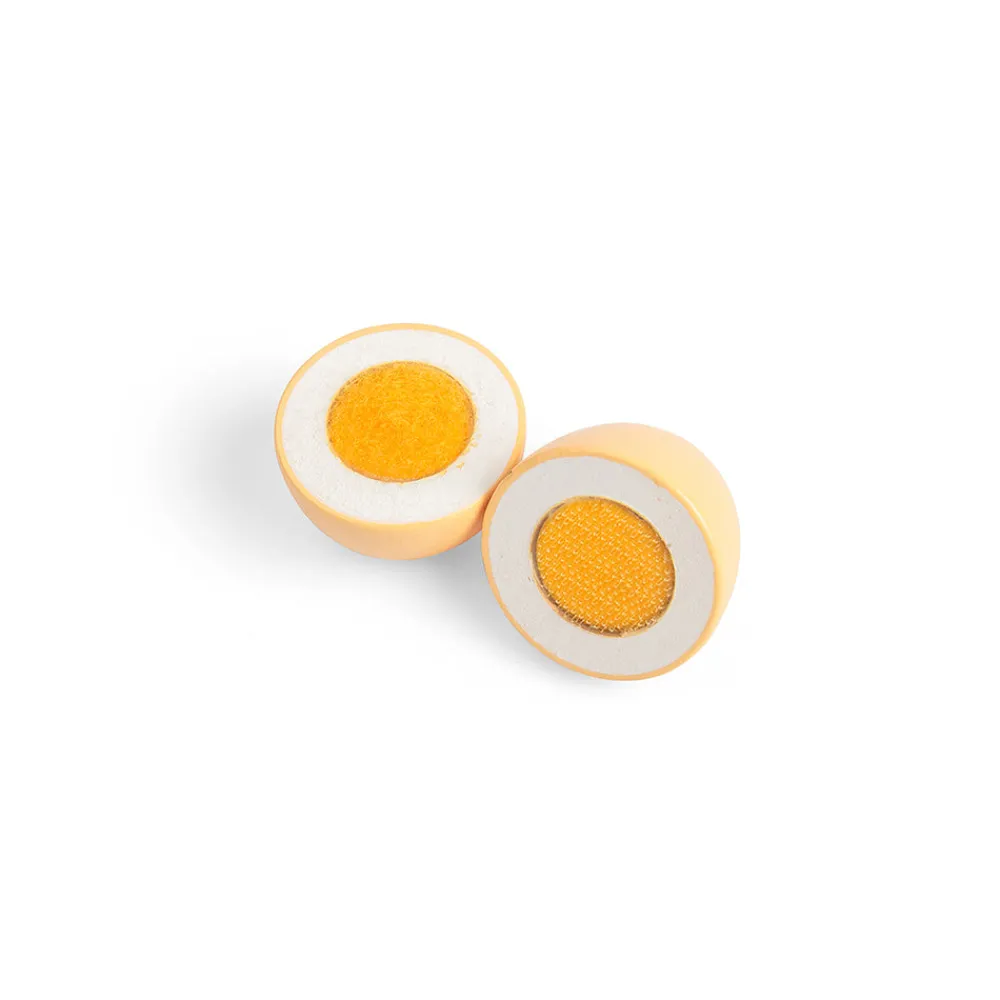 wooden_hard_boiled_egg__p_2.webp Clearance Wooden Hard Boiled Egg (2 Pack) Play Shop Cook And Share | Wooden Toy Food Sets