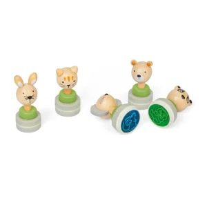 Clearance Wooden Ink Stampers (5 Pack) Kids Gifts For 5 Yr Olds | Gifts For 3 Year Olds
