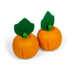 Sale Wooden Pumpkins (2 Pack) Play Shop Cook And Share | Wooden Toy Food Sets