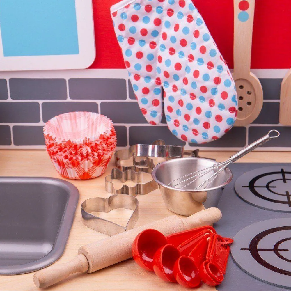 young_chefs_baking_set_3.webp Fashion Young Chef’s Baking Set Pretend Play Kitchens | Wooden Toy Food Sets