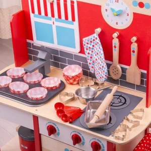 Fashion Young Chef’s Baking Set Pretend Play Kitchens | Wooden Toy Food Sets